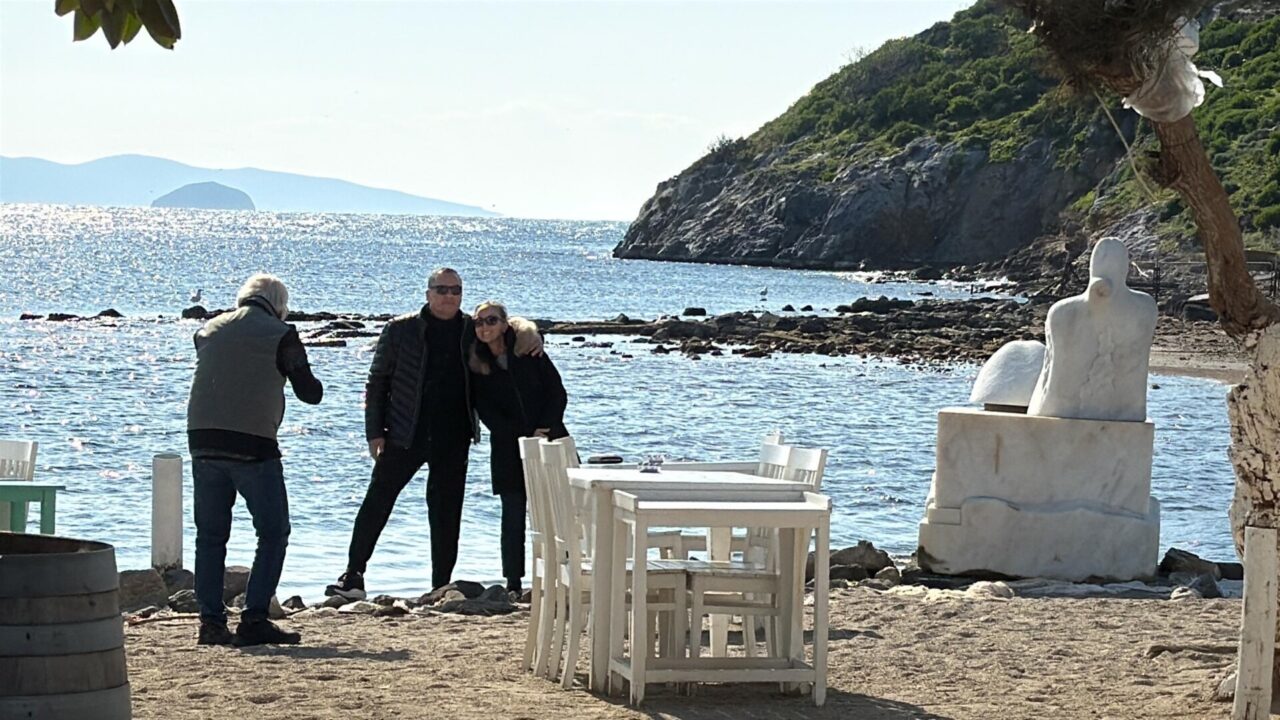 Bodrum 'da deniz çekildi, tarihi 'Kral Yolu' ortaya çıktı