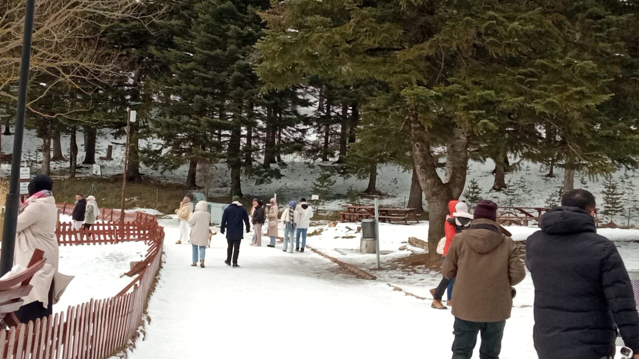Gölcük Tabiat Parkı 'na ziyaretçi akını