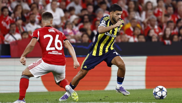 UEFA Şampiyonlar Ligi Play-Off Turu rövanşında Fenerbahçe, deplasmanda Benfica’ya 1-0 mağlup oldu. FOTO: FENERBAHÇE