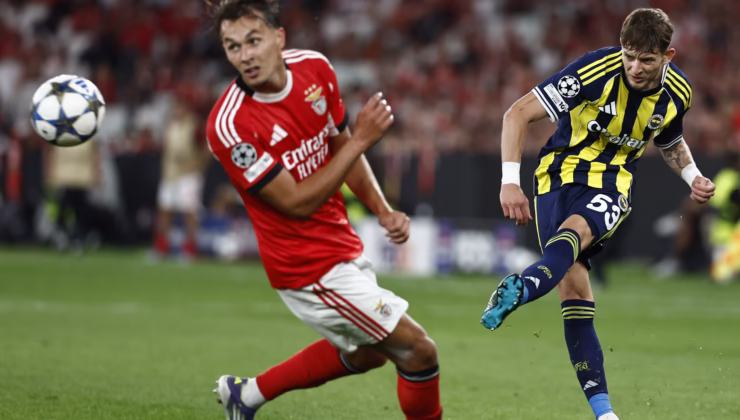 UEFA Şampiyonlar Ligi Play-Off Turu rövanşında Fenerbahçe, deplasmanda Benfica’ya 1-0 mağlup oldu. FOTO: FENERBAHÇE