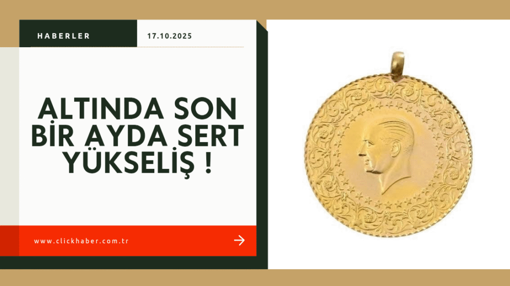 Gram ve Çeyrek Altında Son Bir Ayda Sert Yükseliş