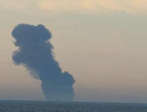 Kocaeli Açıklarında Tanker Gemisi’nde Patlama !