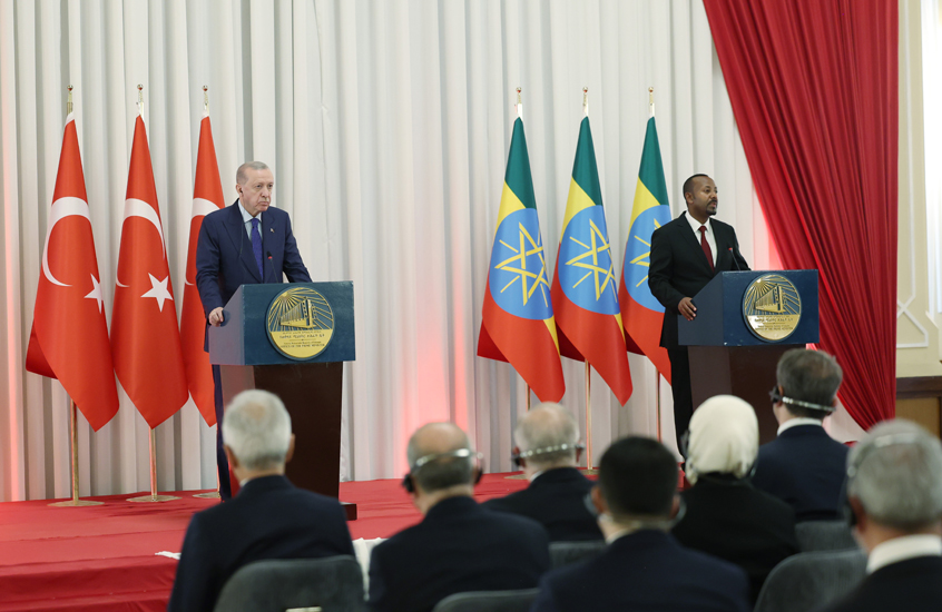 Cumhurbaşkanı Erdoğan: Etiyopya’da İkinci Büyük Yatırımcıyız Cumhurbaşkanı Erdoğan, Addis Ababa’da Etiyopya Başbakanı Abiy Ahmed Ali ile