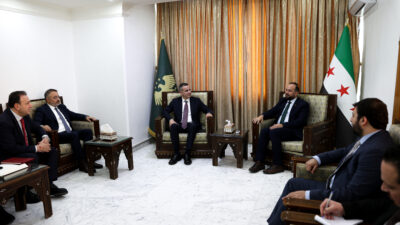 Cumhurbaşkanlığı İletişim Başkan Yardımcısı Prof. Dr. Ferhat Pirinççi başkanlığındaki heyet,