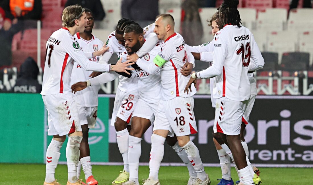 UEFA Konferans Ligi play-off rövanşında Shkëndija’yı 4-0 mağlup eden Samsunspor,