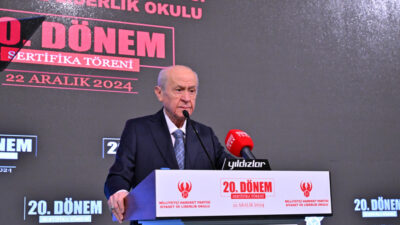 MHP lideri Devlet Bahçeli, TBMM Grup Toplantısı’nda yaptığı konuşmada “Terörsüz